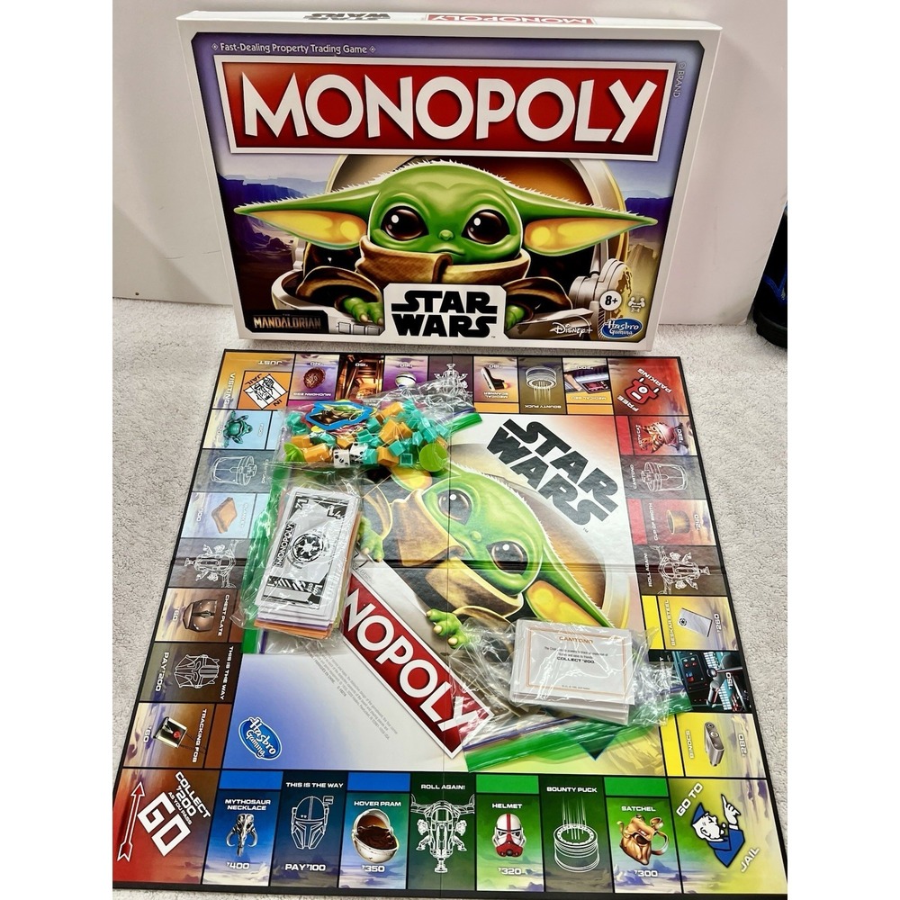 Star Wars the Mandalorian Disney Monopoly Board Game